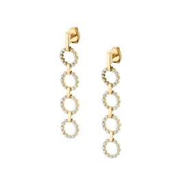 1.25ctw Diamond Cloud Drop Earrings