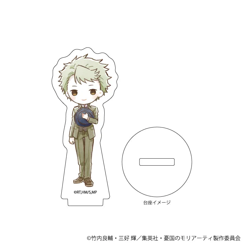 (1BOX=8)(Goods - Badge) Moriarty the Patriot Trading Acrylic Petit Stand 05 (GraffArt)