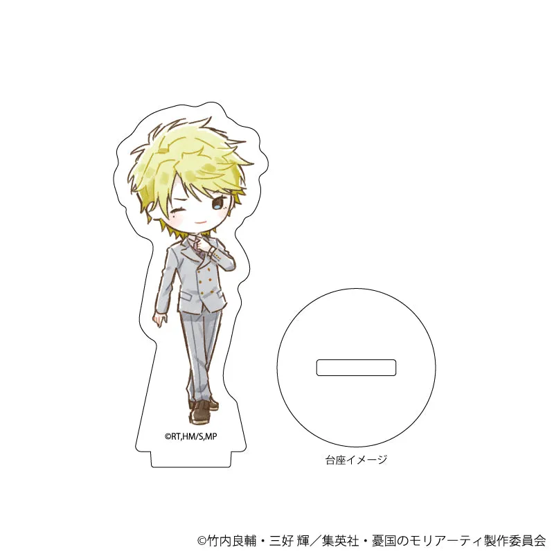 (1BOX=8)(Goods - Badge) Moriarty the Patriot Trading Acrylic Petit Stand 05 (GraffArt)