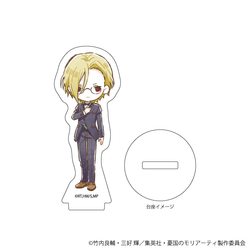 (1BOX=8)(Goods - Badge) Moriarty the Patriot Trading Acrylic Petit Stand 05 (GraffArt)