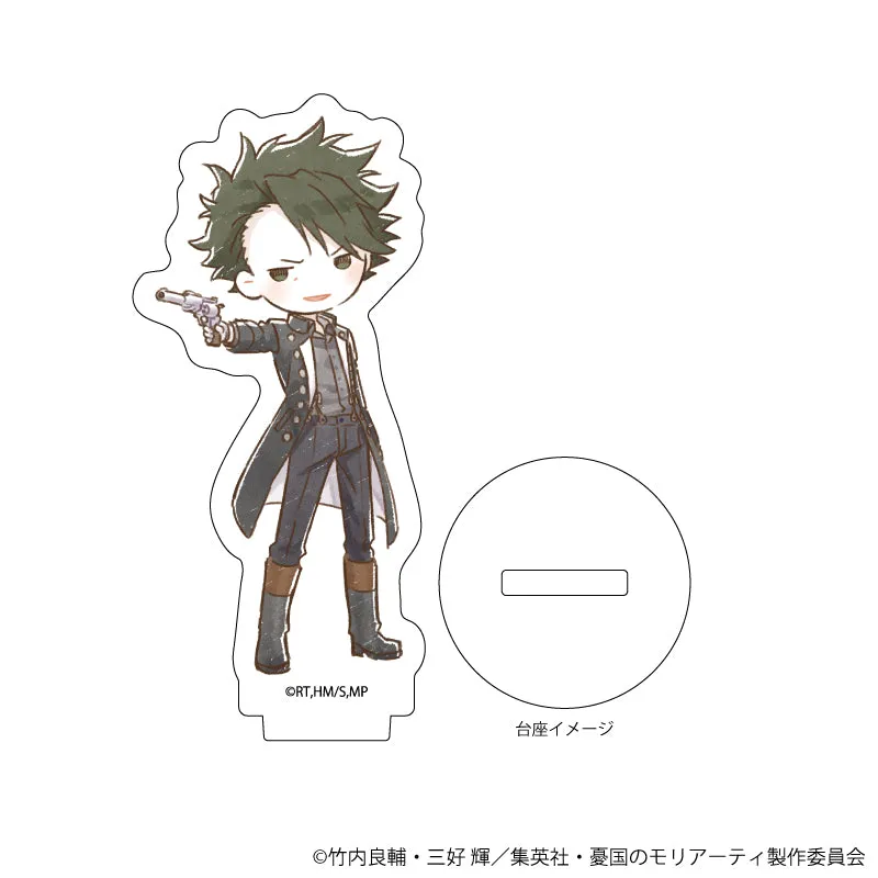 (1BOX=8)(Goods - Badge) Moriarty the Patriot Trading Acrylic Petit Stand 05 (GraffArt)