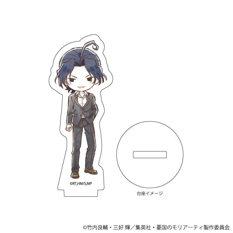 (1BOX=8)(Goods - Badge) Moriarty the Patriot Trading Acrylic Petit Stand 05 (GraffArt)