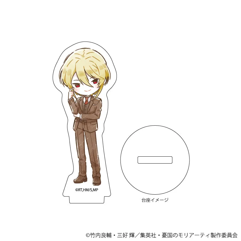 (1BOX=8)(Goods - Badge) Moriarty the Patriot Trading Acrylic Petit Stand 05 (GraffArt)