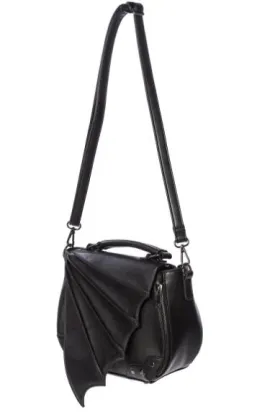 Bat Gwendolyn Bag in Black by Banned