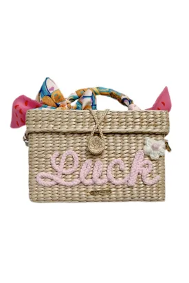 'Bristol' Personalized Straw Bag