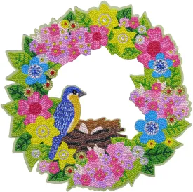 CA-WR5: Craft Buddy Crystal Art Spring Wreath Kit 2021