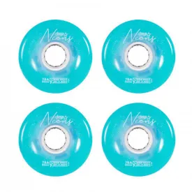 Chaya Light Up Quad Wheels - Neon Blue