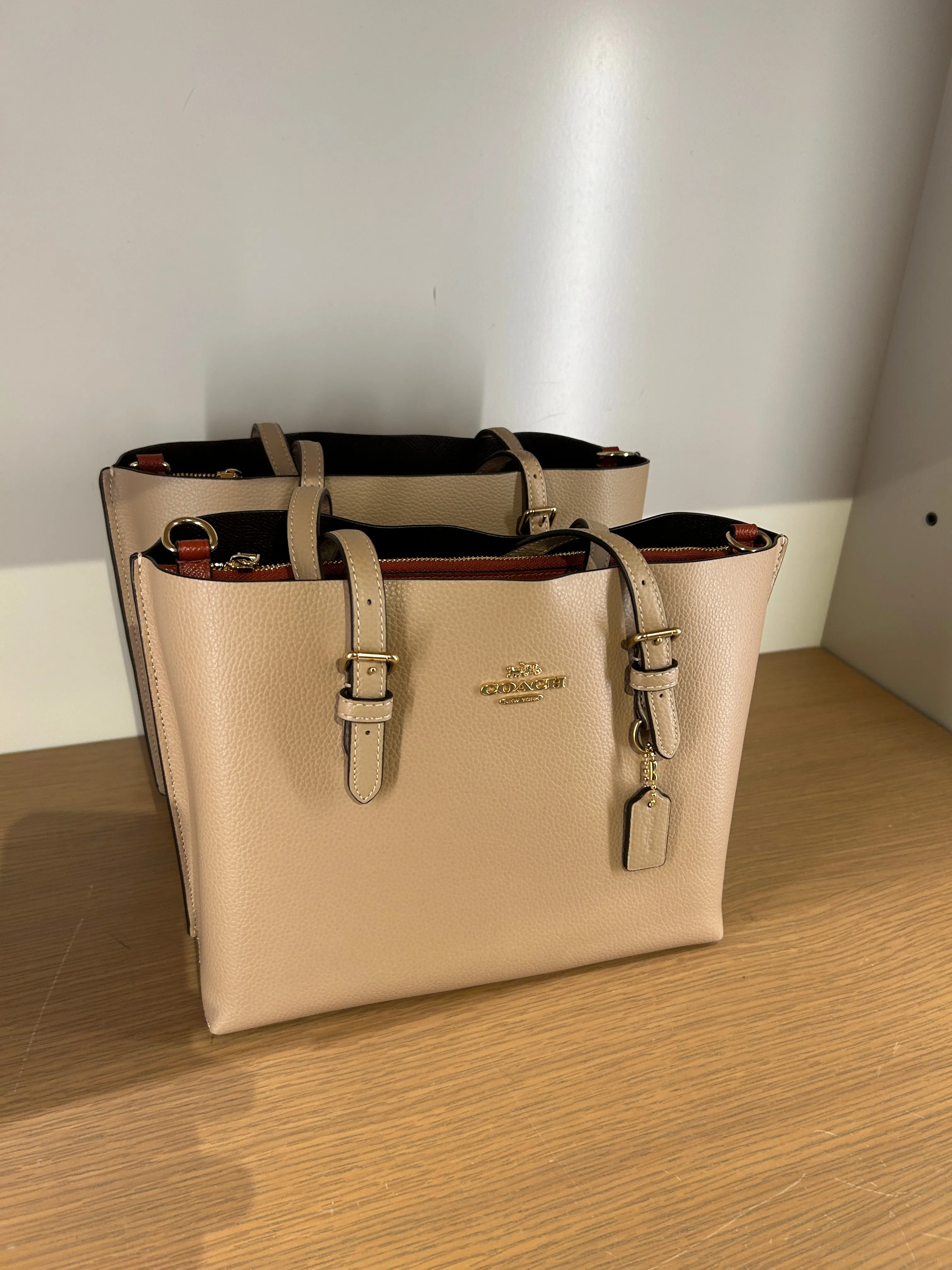 Coach Mollie Tote 25 In Taupe (Pre-Order)