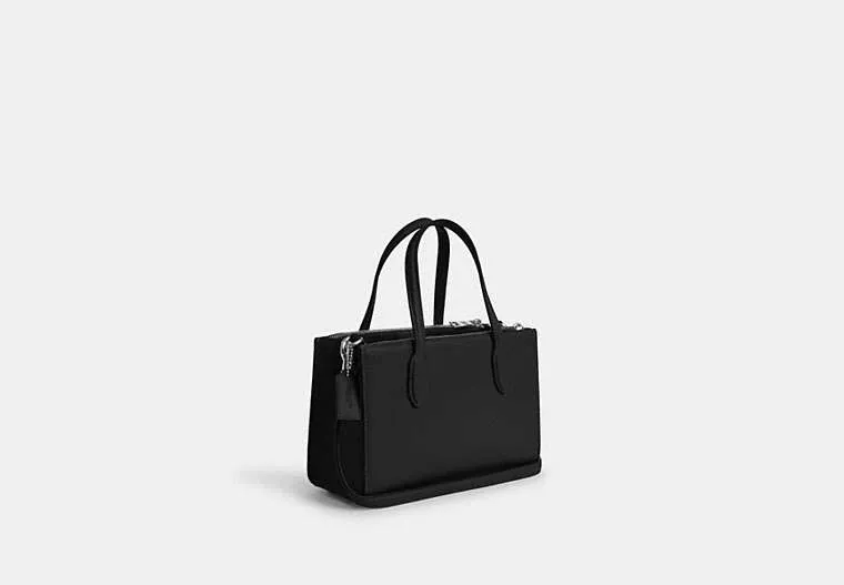 Coach Nina Small Tote In Black