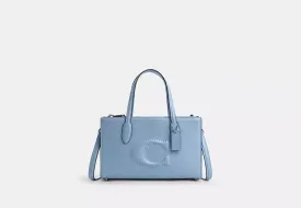 Coach Nina Small Tote In Cornflower Field Flora