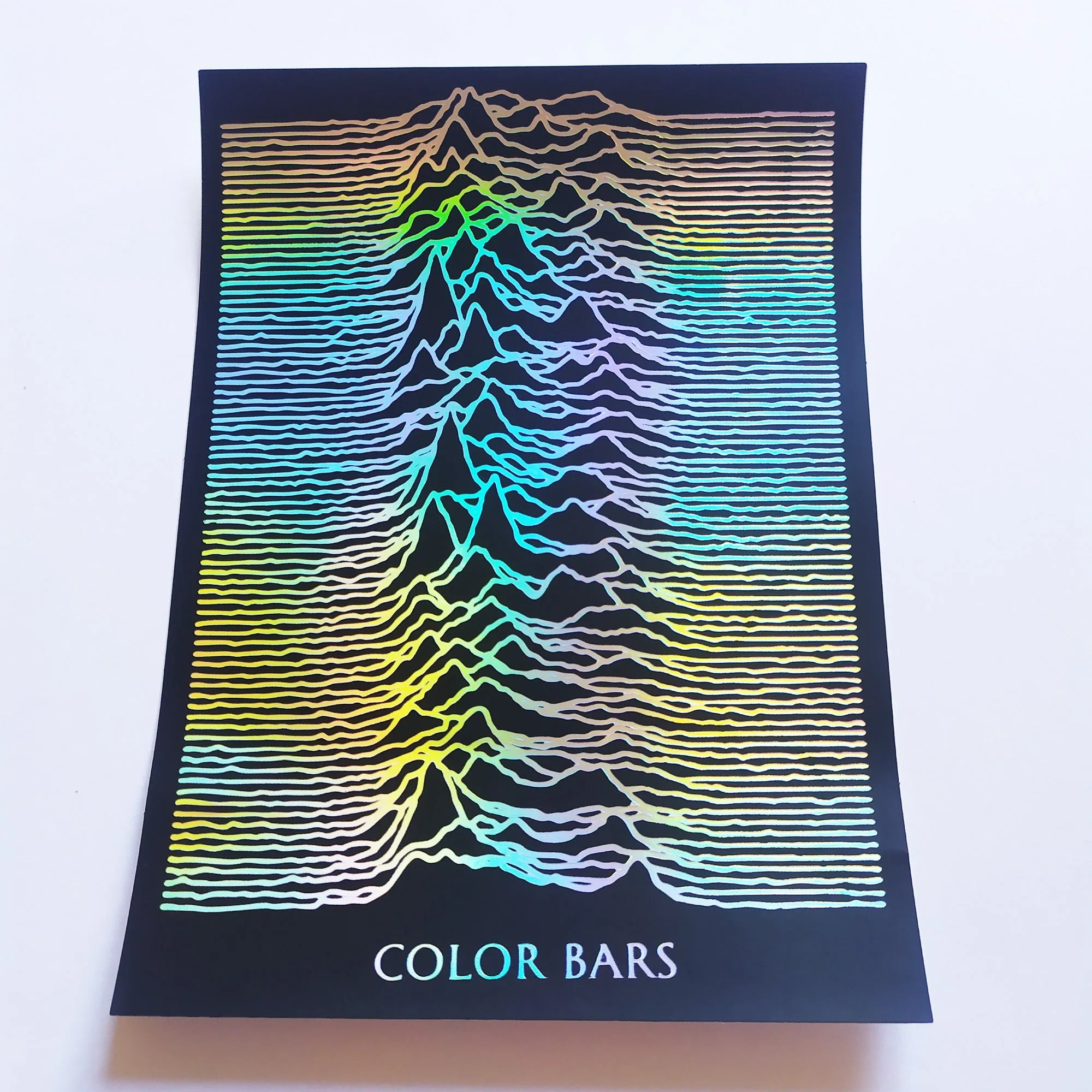 Color Bars X Joy Division Skate Sticker Pack