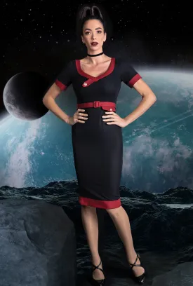 Fly Me To The Moon Wiggle Dress