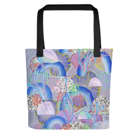 Grey Organism Tote bag