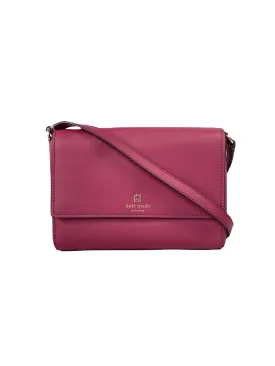 Kate Spade berry leather crossbody NWT