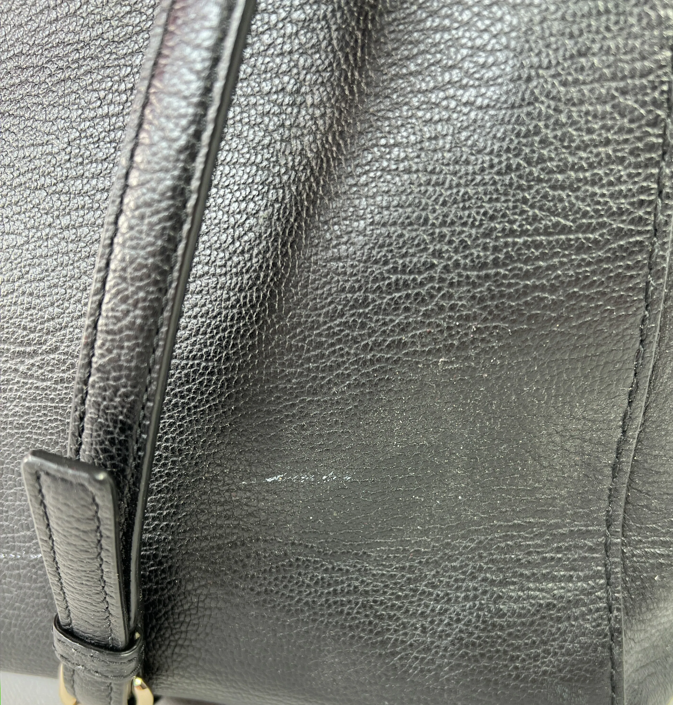 Kate Spade black leather satchel