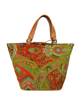 Kate Spade multi color paisley print bag