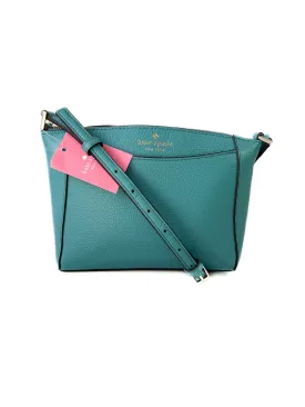 Kate Spade stone blue leather crossbody NWT