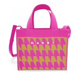 Pied de Poule Tote Small with Strap