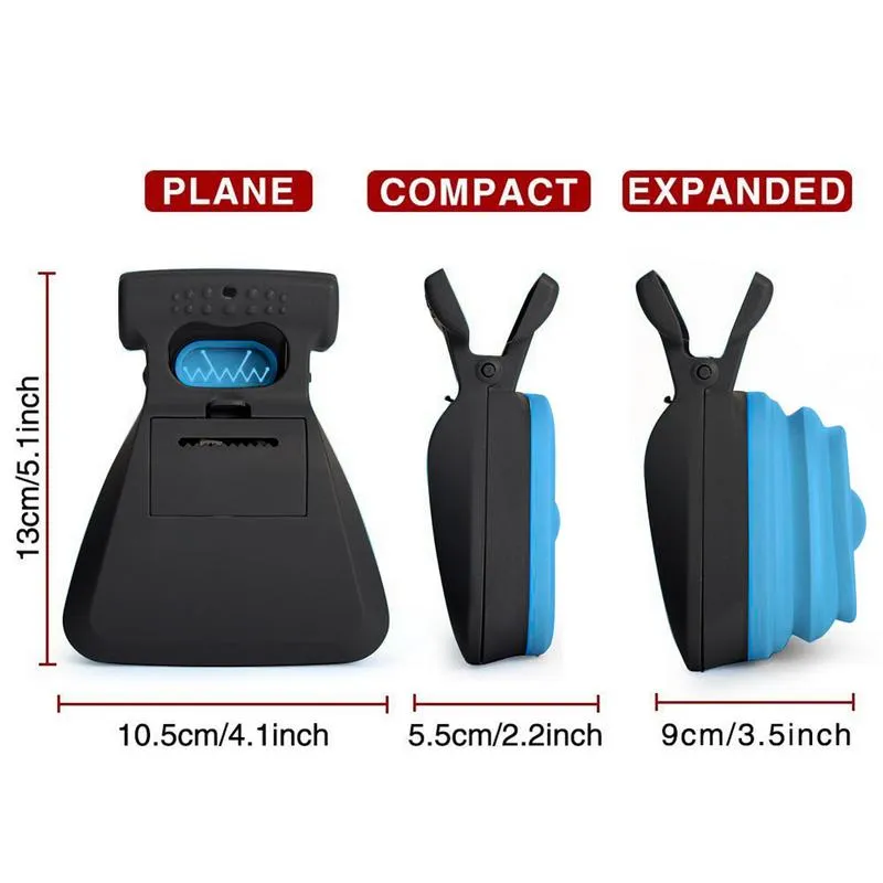 Portable Dog Poop Scooper, Heavy Duty Dog Waste Cleaner with Bag Dispenser